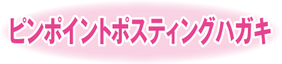 ピンポイントポスティングハガキ
